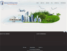 Tablet Screenshot of indausimmigration.com
